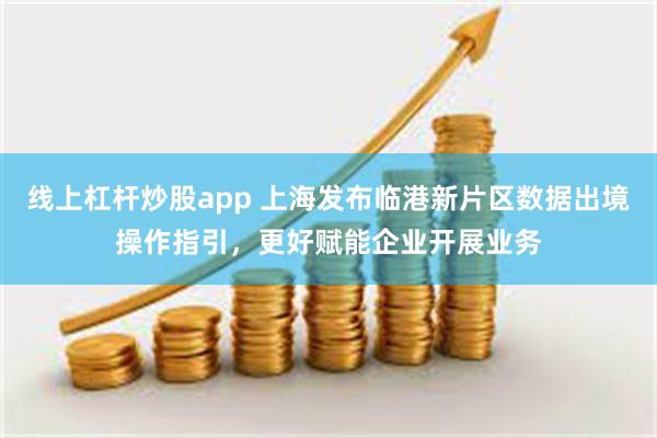 线上杠杆炒股app 上海发布临港新片区数据出境操作指引，更好赋能企业开展业务